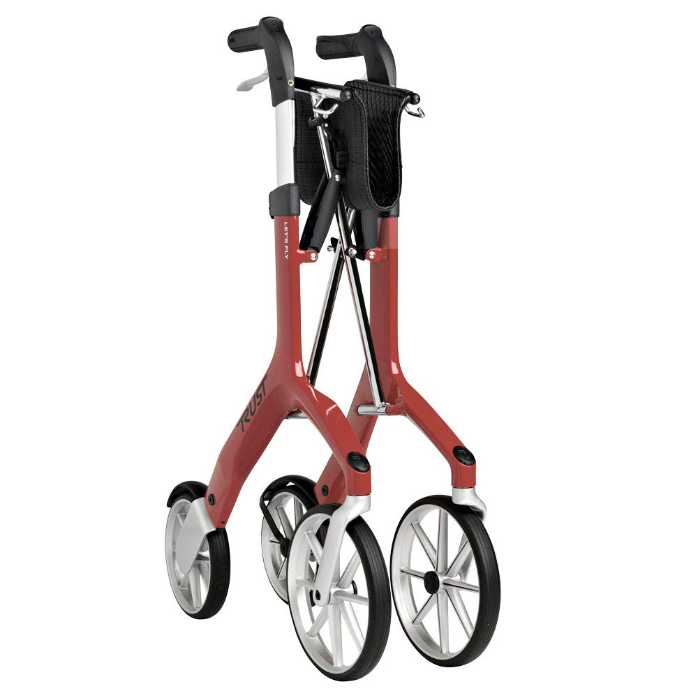 Trustcare Let's Fly Out Rollator, Red