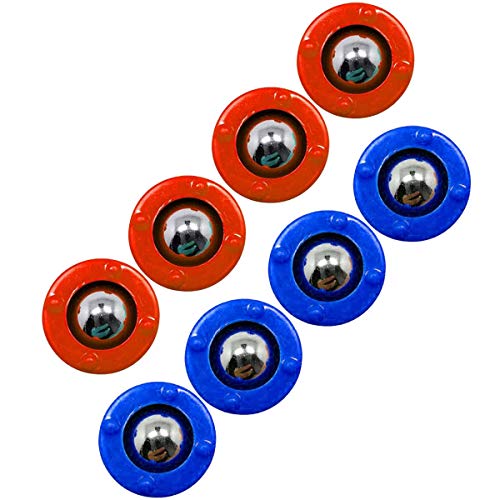 Yayalovehomee Mini Shuffleboard Pucks Rollers Set Shuffleboard Equipment Set Curling Accessories for Indoor Outdoor Family and Friends Fun