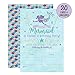 Your Main Event Prints Mermaid Birthday Invitations - 20 Fill-In Mermaid Party Invitations