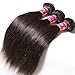 Unice Hair 7a Malaysian Straight Hair 4 Bundles Virgin Unprocessed Human Hair Wefts Hair Extensions Deal with Mixed Lengths 100% Human Hair Extensions