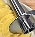 2pcs Silver Stainless Steel Pineapple Corer Peeler Stem Remover Blades for Diced Fruit Rings All in One Pineapple Tool Peeler Slicer