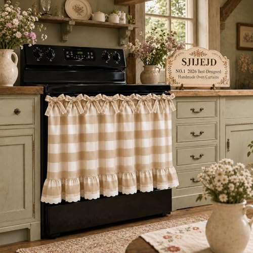 Oven Skirt Curtain Khaki