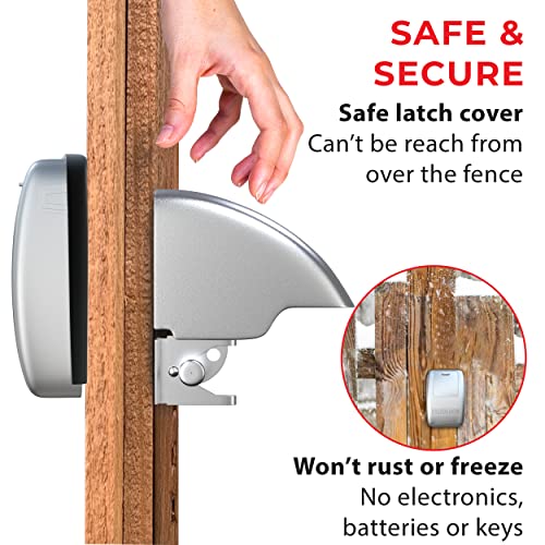 Keyless Gate Lock Secure Fence Lock And Latch Strong Durable System