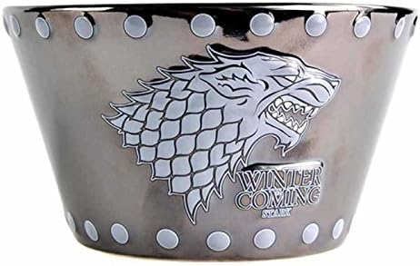 Game Of Thrones Bowl House Stark Sigil Stud Relief Cereal Official