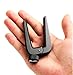 WINGO Wide Guitar Capo Fit for Acoustic Classical Electric Guitars, Bass, Mandolin, Banjos, Ukulele, Black