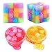 SWZY 2018 Newest Jelly Cube Slime Sponge Crystal Slime Fruit Coconut Mud Cloud Slime, 12 Colors