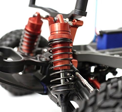 Racers Edge1849R Slash 2/4WD Aluminum Front Shock (pr) - Red