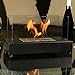 Regal Flame Avon Ventless Indoor Outdoor Fire Pit Tabletop Portable Fire Bowl Pot Bio Ethanol Fireplace in Black - Realistic Clean Burning Like Gel Fireplaces, or Propane Firepits