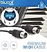 Roland VT-4 Voice Transformer Vocal Effects Processor Bundle with Blucoil 5-FT MIDI Cable, 2-Pack of Blucoil 10-FT Balanced XLR Cables, 5-Pack of Reusable Cable Ties, and 4 AA Batteries