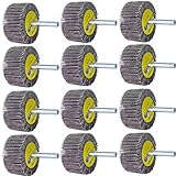 M-jump 12 Pcs 2”X 1” X1/4” Flap Wheels Set