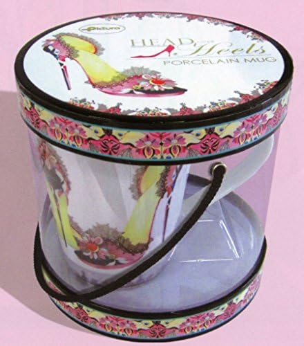 High Society Head Over Heels Pink Stiletto Shoe Mug By Kate Fellows