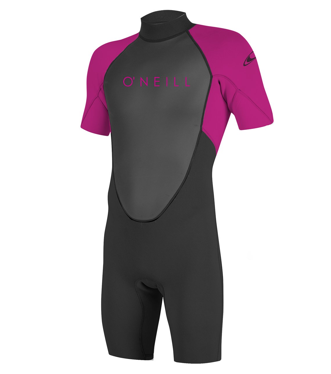 O'Neill Youth Reactor II 2mm Back Zip Spring Wetsuit - Berry, 10