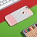 ULAK Slim Fit Case for iPhone 6S, iPhone 6 4.7 Inch, Hybrid Dual Layer Scratch Resistant Hard Back Cover Shock Absorbent TPU Bumper Case for Apple iPhone 6/6s 4.7 inch(Rose Gold/Black Stripe)