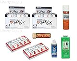 LIBERTY SUPPLY All in One Hairdresser Hairstylist Barber Barbershop Hairsalon Supply Daily Weekly Monthly Supply Bundle 2 Sanek Neck Strips Boxes 2 Dorco Blades Boxes 1 Clubman Talco Powder 1 Andis Clipper Oil 1 Inflab Nick Relief Powder 1 Clippercid