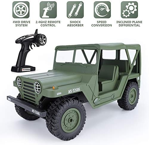 KOOWHEEL RC Cars, 2.4GHz 4WD Remote Contral Car 1: 14 RC Trucks, Off Road Vehicle Remote Control Monster Truck for Kids and Adults