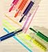 SDBING 6pc Syringe Highlighter Pens with 6 Colors Christmas gift