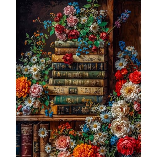 books Flowers