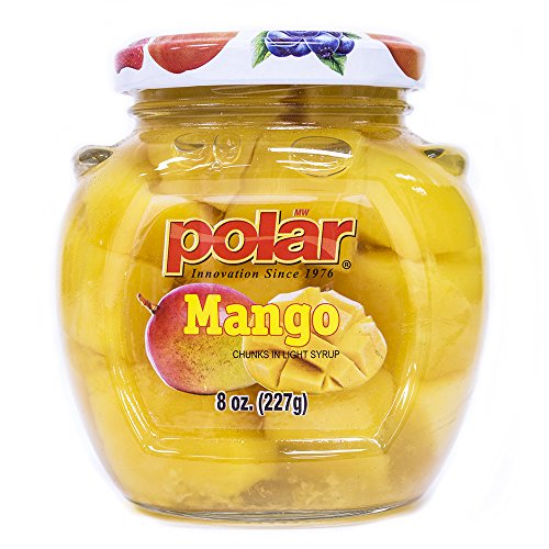 Polar Mango Chunks in Glass Jar 8oz. (Pack of 12)