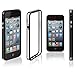 Xcessor Classic Bumper Case for Apple iPhone SE/5/5S. Rubber and Plastic. Black/Transparent