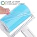 5 Pack Sticky Lint Roller with Cover, FineGood Reusable Washable Travel Dust Picker Cleaner Remover Brush Value Set for Clothes Pet Hair Debris - Blue, Green