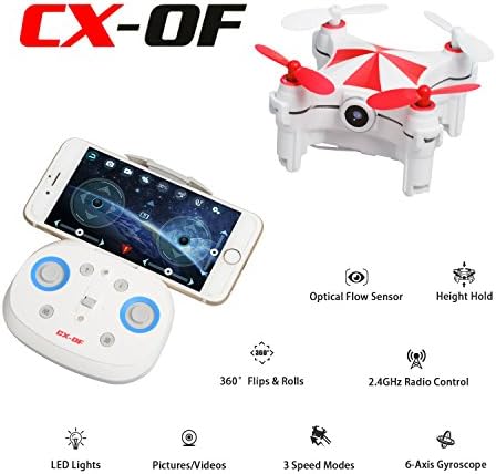 Cheerson CX-OF Nano Dancing Drone Blue,Mini Pocket Drone RC Micro Quadcopter.