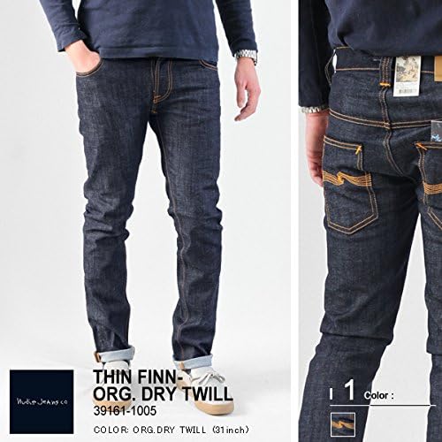 Amazon ヌーディージーンズ Nudie Jeans Thin Finn デニム シンフィン 1685 1005 1341 1005 1005 38inch Org Dry Twill ジーンズ 通販