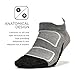 Feetures! - Elite Merino+ Ultra Light - No Show Tab - Gray/Reflector - Size Small - Athletic Running Socks