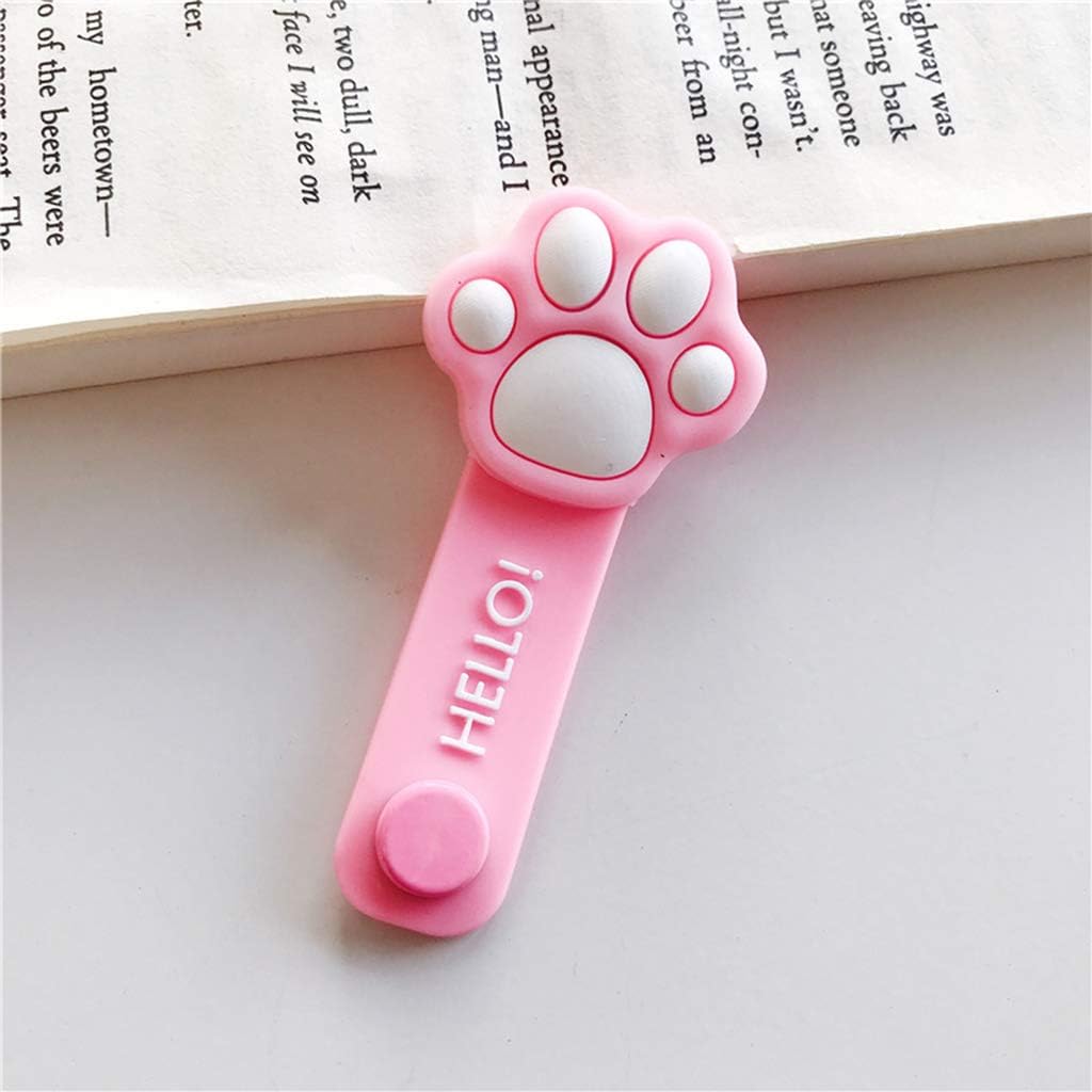 catyrre NEW Cartoon Small Flower Cable Organizer Bobbin Winder Wire Protector Cord Management Marker Holder Cover For Earphone iPhone MP3 USB
