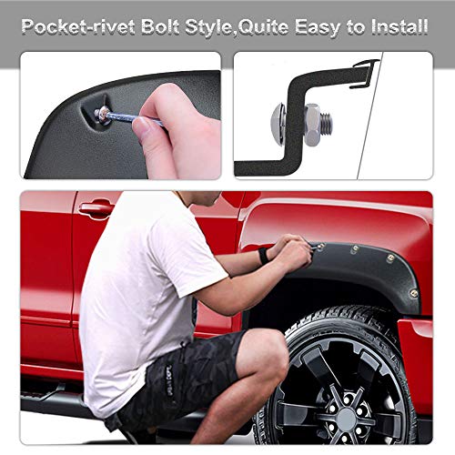 5 LEDKINGDOMUS+Fender+Flares+Silverado+Textured