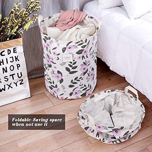 UUJOLY Collapsible Laundry Basket, Laundry Hamper with Handles