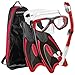 Cressi Palau Long Mask Fin Snorkel Set