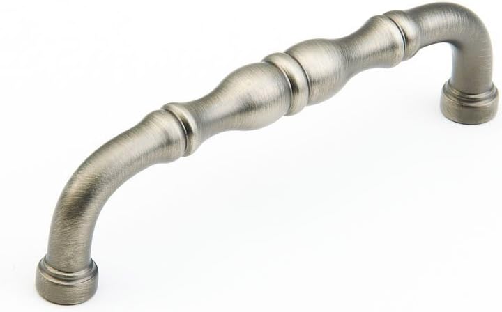 Colonial 4 Inch Center to Center Antique Nickel Cabinet Pull