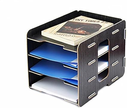 Diy Mur Litterature Titulaire Fichier Support Resistant Aux Rayures A Chargement Frontal Lettre Depot Plateaux Bureau