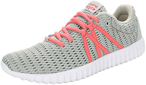 PYPE Lady Contrast Color Training Sneakers Grey (Size US 8)