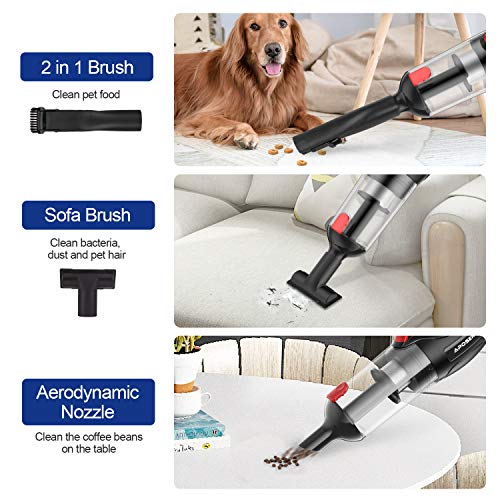 APOSEN Handheld Vacuum 16KPA Powerful Suction Dustbuster Handheld Vacuum, Corded Hand Vacuum for