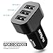 Asiwo 3-Port USB Car Charger,Car Phone Smart Charger Compatible iPhone X/8/8Plus 7 6S 6 Plus, Samsung Galaxy S9 S8 S7 S6 Edge, Note 8 5 4, Nexus 6P, iPad, Mp3&More