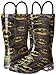 Western Chief Kids Waterproof D.C. Comics Character Rain Boots with Easy on Handles, Light-Up Batman, 13 M US Little Kid