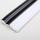 Gaahing Wall Molding Trim & Chair Rail Peel and Stick 3m x 32mm White view 5