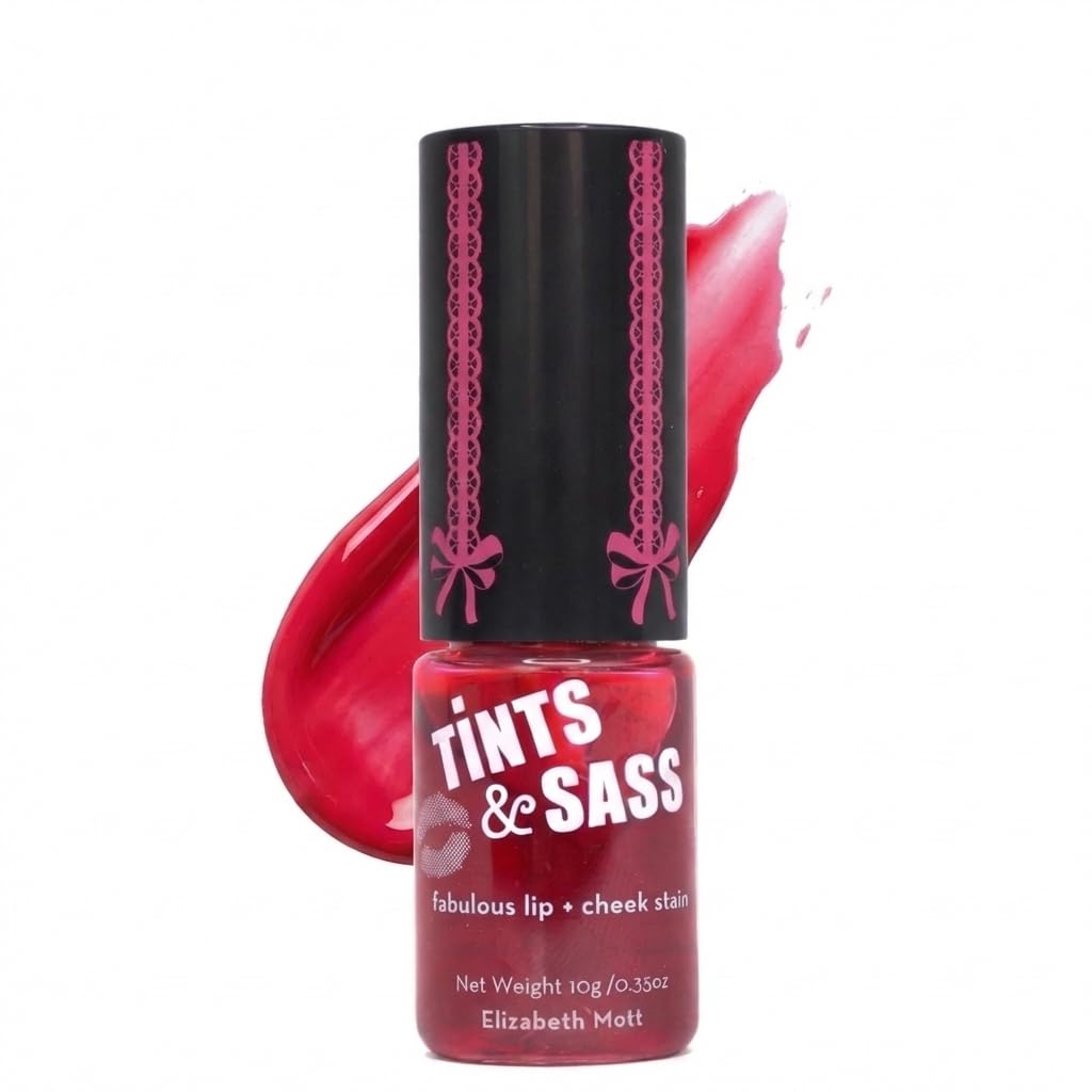 Elizabeth Mott Tints - Glowy, Long-Lasting Cheek & Lip Stains - Cruelty Free, Non-Drying Korean Lip & Cheek Stain for All Skin Types (10 g / 0.35 oz)