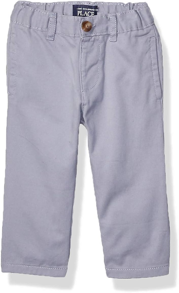 The Children's Place Boys' Baby and Toddler Uniform Chino Pants: Clothing