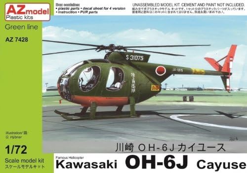AZM7428 1:72 AZ Model OH-6J Cayuse MODEL KIT