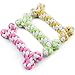 Kim88 1Pc 15cm Pet Toys Supplies Cotton Rope Chew Knot Dog Bone Durable Braided Rope