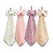 Paw Paw House Pack of 4, Hand Towels for Bathroom Kitchen with Hanging Loop Super Soft Absorbent Machine Washable Quick Dry 15.7