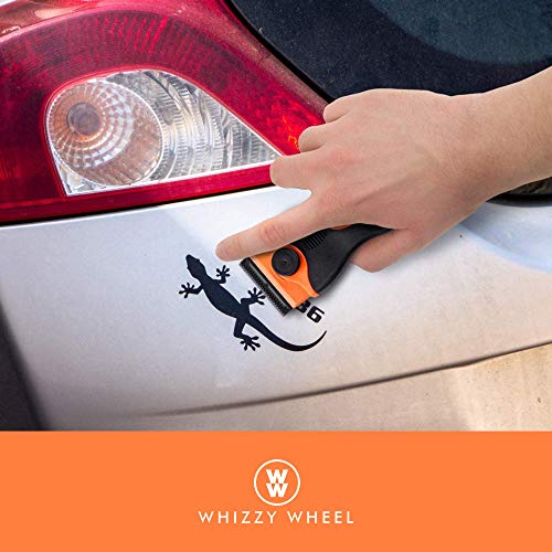 Whizzy Wheel MultiPurpose Plastic Razor Blades Scraper, 10 Double