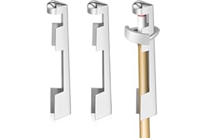 Funrous 3 Pieces Billiard Cue Clamp Pool Sticks Tip Clamp Stainless Steel Cue Stick Tip Repair Kit for Billiard Table Tips Replacement kit Accessories