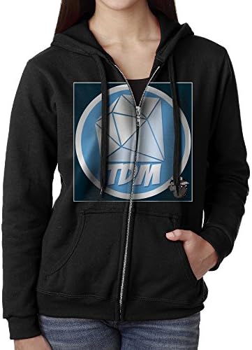 DanTDM Full Theme Song Zip-Up Hoodie Jacket Kangaroo Pocket For Women