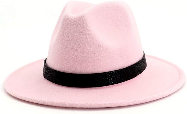 mens pink fedora hats