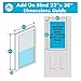 ODL Add On Blinds for Raised Frame Doors - 22