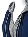 Luna Queen Women's Plus Size Warm Hoodie Mixed French Terry Bomber Jackets