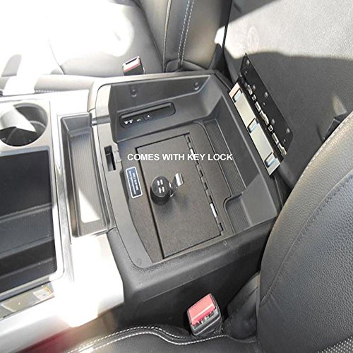 Console Vault Safe for Dodge Ram 1500 - 2500 Full Floor Console: 2013 – 2017 (Key Lock)
